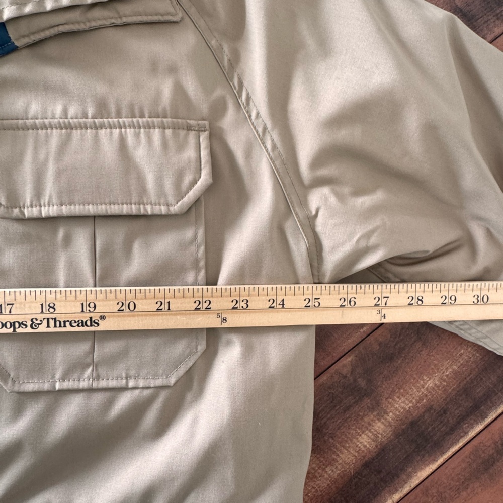 Woolrich Tan Field Jacket Thinsulate Utility Coat Vintage USA - Picture 9 of 10